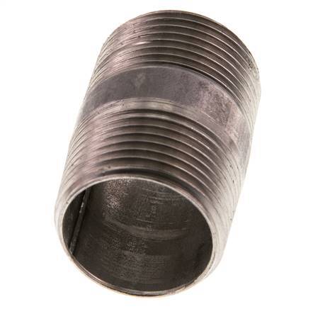 R 3/4'' Stainless steel Double Pipe Nipple 20 Bar DIN 2982 - 40mm