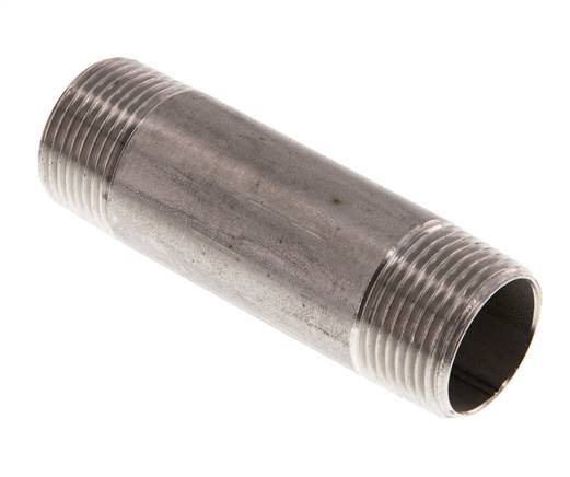 R 3/4'' Stainless steel Double Pipe Nipple 20 Bar DIN 2982 - 80mm