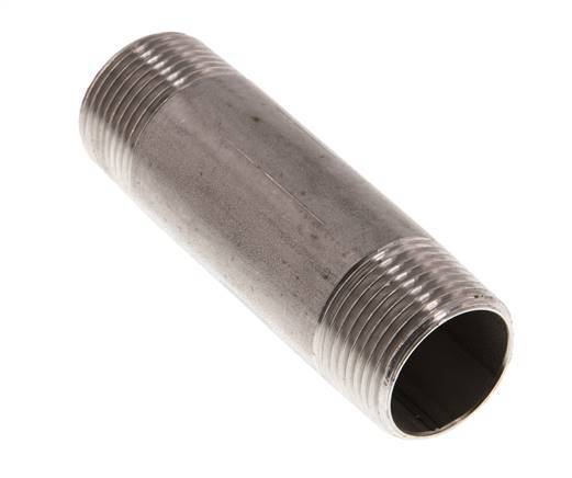 R 3/4'' Stainless steel Double Pipe Nipple 20 Bar DIN 2982 - 80mm