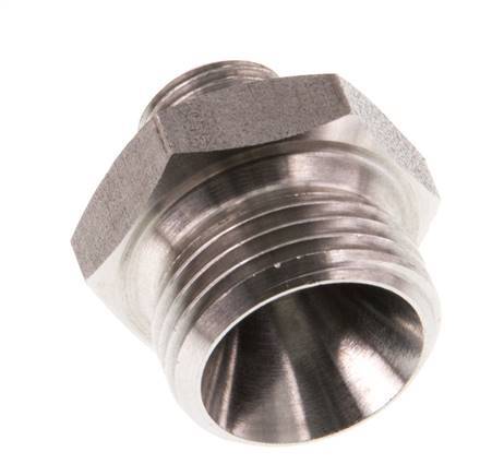 G 3/8'' x G 1/8'' Stainless steel Double Nipple 40 Bar
