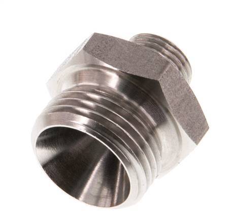 G 3/8'' x G 1/8'' Stainless steel Double Nipple 40 Bar
