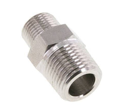 3/8'' NPT x 1/2'' NPT Stainless steel Double Nipple 210 Bar - Hydraulic
