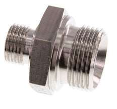 G 1'' x G 1/2'' Stainless steel Double Nipple 345 Bar - Hydraulic