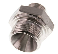 G 1'' x G 1/2'' Stainless steel Double Nipple 345 Bar - Hydraulic
