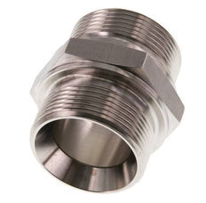 G 1 1/2'' Stainless steel Double Nipple 315 Bar - Hydraulic