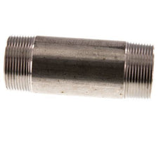 R 1 1/2'' Stainless steel Double Pipe Nipple 20 Bar DIN 2982 - 120mm