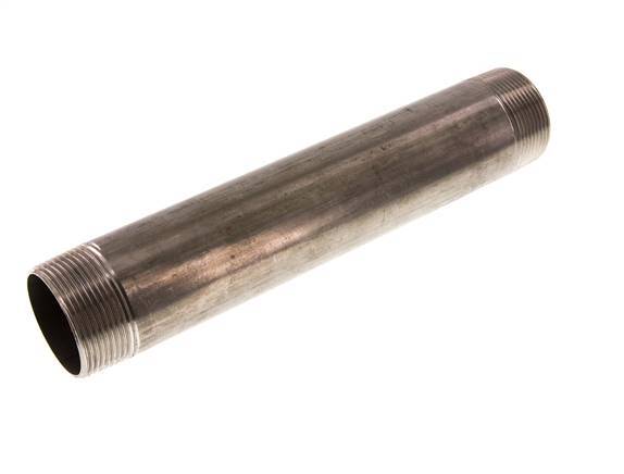 R 1 1/2'' Stainless steel Double Pipe Nipple 20 Bar DIN 2982 - 240mm
