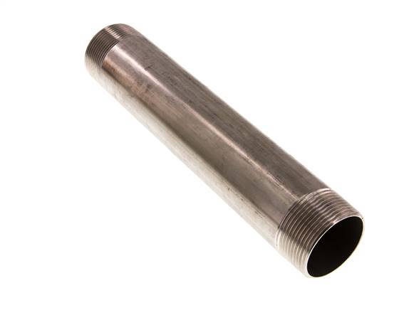 R 1 1/2'' Stainless steel Double Pipe Nipple 20 Bar DIN 2982 - 240mm