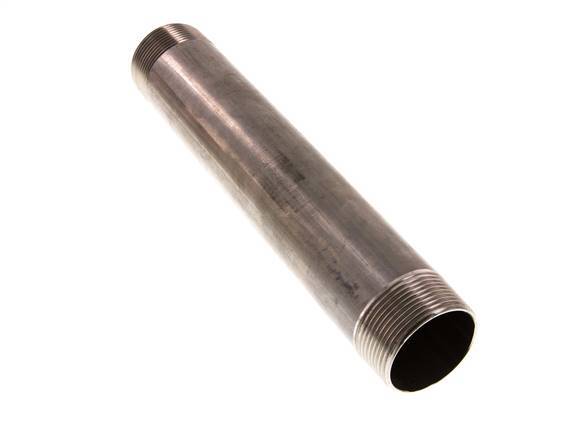 R 1 1/2'' Stainless steel Double Pipe Nipple 20 Bar DIN 2982 - 250mm