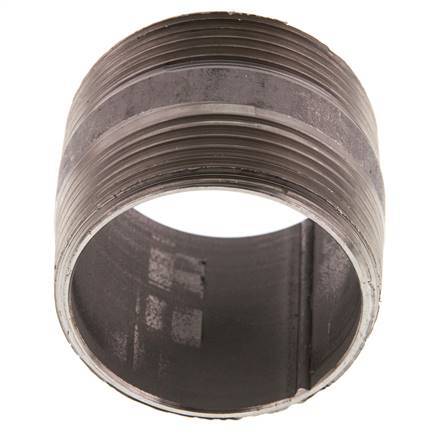 R 1 1/2'' Stainless steel Double Pipe Nipple 20 Bar DIN 2982 - 40mm