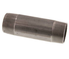 R 1 1/4'' Stainless steel Double Pipe Nipple 20 Bar DIN 2982 - 120mm