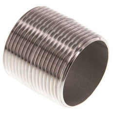 R 1 1/4'' Stainless steel Double Pipe Nipple 20 Bar DIN 2982 - 40mm