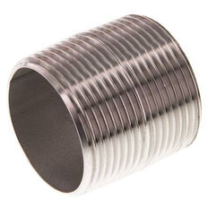 R 1 1/4'' Stainless steel Double Pipe Nipple 20 Bar DIN 2982 - 40mm