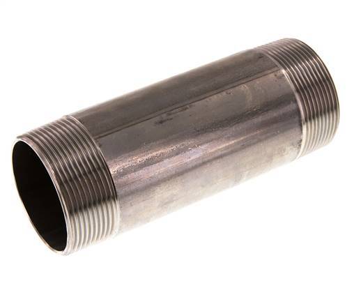 R 2'' Stainless steel Double Pipe Nipple 20 Bar DIN 2982 - 150mm