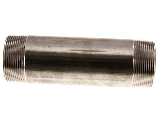 R 2'' Stainless steel Double Pipe Nipple 20 Bar DIN 2982 - 180mm