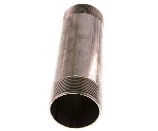 R 2'' Stainless steel Double Pipe Nipple 20 Bar DIN 2982 - 180mm