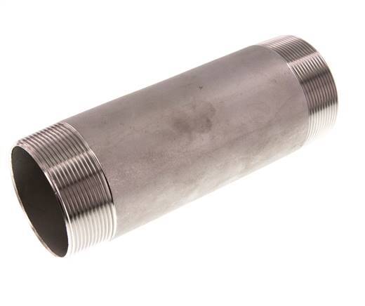 R 2 1/2'' Stainless steel Double Pipe Nipple 20 Bar DIN 2982 - 200mm