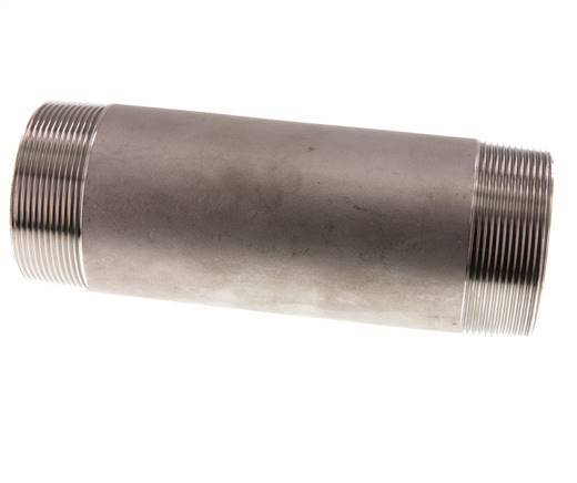 R 2 1/2'' Stainless steel Double Pipe Nipple 20 Bar DIN 2982 - 200mm