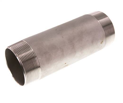 R 2 1/2'' Stainless steel Double Pipe Nipple 20 Bar DIN 2982 - 200mm