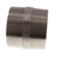 R 4'' Stainless steel Double Pipe Nipple 20 Bar DIN 2982 - 100mm