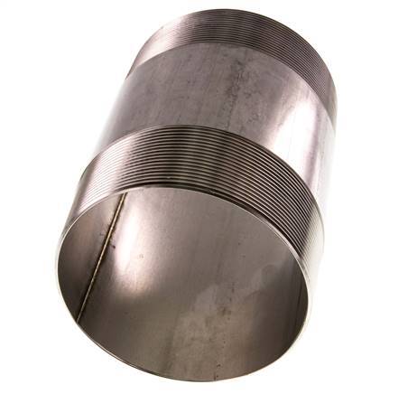 R 4'' Stainless steel Double Pipe Nipple 20 Bar DIN 2982 - 150mm