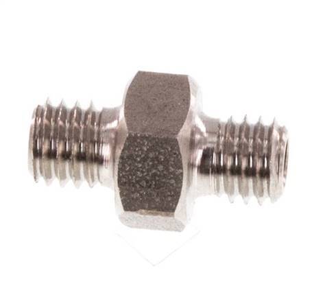 M5 Stainless steel Double Nipple 40 Bar