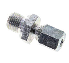 G 1/4'' Male x 6L Zinc plated Steel Straight Cutting Ring 315 Bar DIN 2353 [2 Pieces]