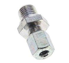 G 1/4'' Male x 6L Zinc plated Steel Straight Cutting Ring 315 Bar DIN 2353 [2 Pieces]