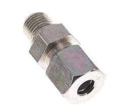 G 1/4'' Male x 8S Zinc plated Steel Straight Cutting Ring 630 Bar DIN 2353 [2 Pieces]