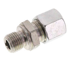 G 1/4'' Male x 10L Zinc plated Steel Straight Cutting Ring 315 Bar DIN 2353 [2 Pieces]