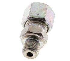 G 1/4'' Male x 10S Zinc plated Steel Straight Cutting Ring 630 Bar DIN 2353 [2 Pieces]