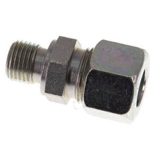 G 1/4'' Male x 12L Zinc plated Steel Straight Cutting Ring 315 Bar DIN 2353 [2 Pieces]