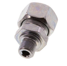 G 1/4'' Male x 15L Zinc plated Steel Straight Cutting Ring 315 Bar DIN 2353