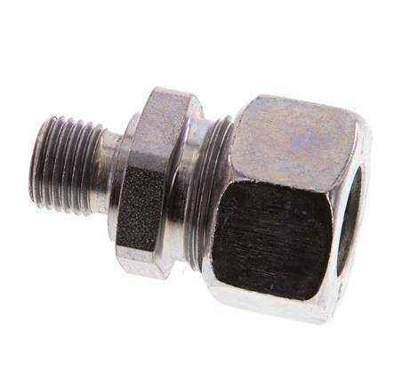 G 1/4'' Male x 15L Zinc plated Steel Straight Cutting Ring 315 Bar DIN 2353