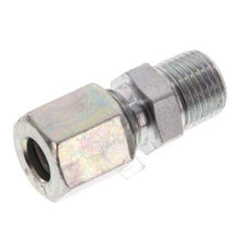 R 1/8'' Male x 6LL Zinc plated Steel Straight Cutting Ring 100 Bar DIN 2353 [5 Pieces]