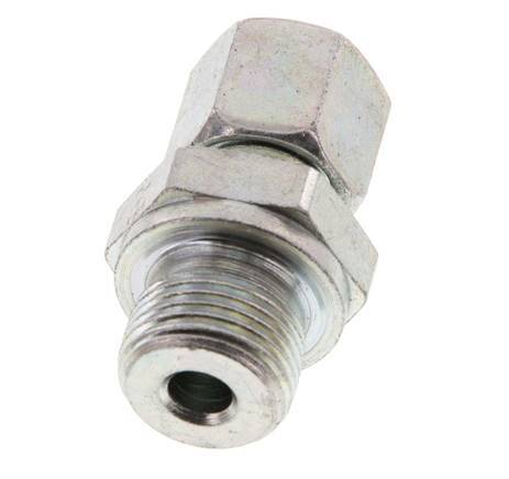 G 3/8'' Male x 8L Zinc plated Steel Straight Cutting Ring 315 Bar DIN 2353 [2 Pieces]