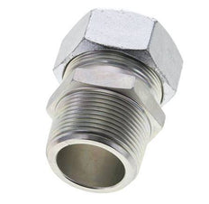 1 1/4'' NPT Male x 35L Zinc plated Steel Straight Cutting Ring 160 Bar DIN 2353