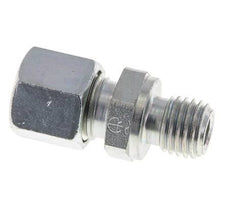 M12x1.5 Male x 8L Zinc plated Steel Straight Cutting Ring 315 Bar DIN 2353 [5 Pieces]