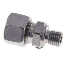 M12x1.5 Male x 12L Zinc plated Steel Straight Cutting Ring 315 Bar DIN 2353