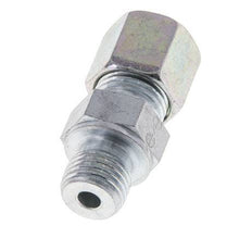 M14x1.5 Male x 8S Zinc plated Steel Straight Cutting Ring 630 Bar DIN 2353 [2 Pieces]