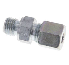 M14x1.5 Male x 8S Zinc plated Steel Straight Cutting Ring 630 Bar DIN 2353 [2 Pieces]