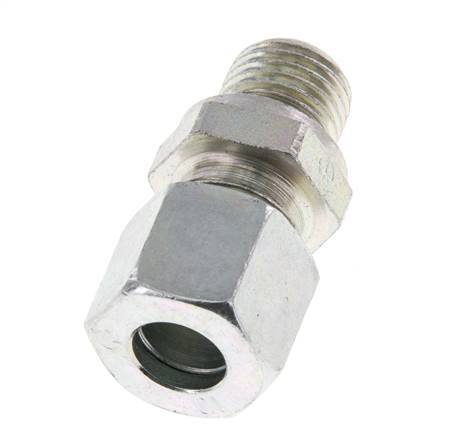 M14x1.5 Male x 10L Zinc plated Steel Straight Cutting Ring 315 Bar DIN 2353 [2 Pieces]