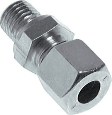 G 3/8'' Male x 8L Zinc plated Steel Straight Cutting Ring with FKM Seal 315 Bar DIN 2353 [2 Pieces]