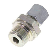 M18x1.5 Male x 8L Zinc plated Steel Straight Cutting Ring 315 Bar DIN 2353 [2 Pieces]