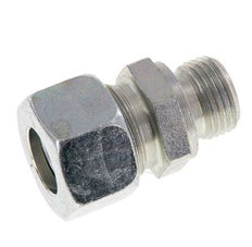 M18x1.5 Male x 15L Zinc plated Steel Straight Cutting Ring 315 Bar DIN 2353 [2 Pieces]