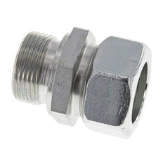 M33x2 Male x 28L Zinc plated Steel Straight Cutting Ring 160 Bar DIN 2353