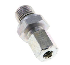 G 1/4'' Male x 6L Zinc plated Steel Straight Cutting Ring with FKM Seal 315 Bar DIN 2353 [2 Pieces]