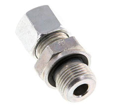 G 3/8'' Male x 10L Zinc plated Steel Straight Cutting Ring with FKM Seal 315 Bar DIN 2353 [2 Pieces]