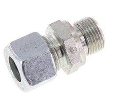 G 3/8'' Male x 12L Zinc plated Steel Straight Cutting Ring with FKM Seal 315 Bar DIN 2353 [2 Pieces]