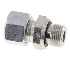 G 3/8'' Male x 12L Zinc plated Steel Straight Cutting Ring with FKM Seal 315 Bar DIN 2353 [2 Pieces]